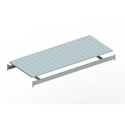 MINI-RACK Zusatzboden 1800 x 800mm verzinkt kpl. mit Stahlpaneele