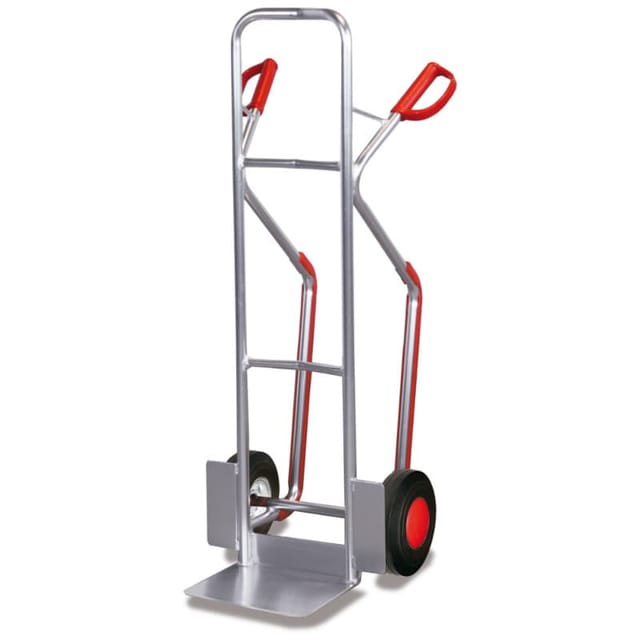 Alukarre 200 kg mit Kufen Vollgummiräder