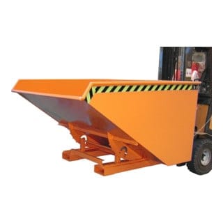 Kippbehälter mit Abrollsystem, 1720x1070x1103mm, orange