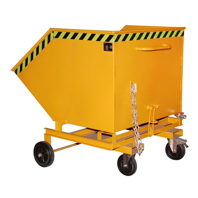 Späne-Kastenwagen SKW-ET 1000 lackiert orange