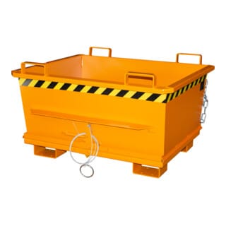 Klappbodenbehälter BKB 500, lackiert orange RAL 2000