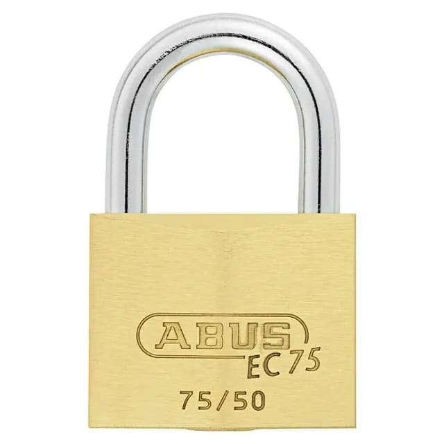AV-Vorhangschloss 75/50 Lock-Tag, Messing massiv