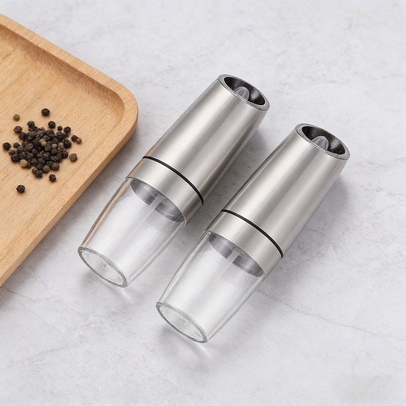 Pfeffermühle Mit Schwerkraftsensor, Elektrische Mühle, Küchenutensil, Weihnachtsgeschenk Für Erwachsene, Männer Und Frauen, Zweiteilig