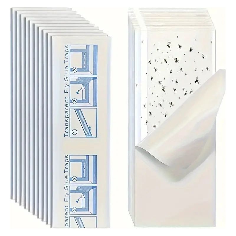 Klebrige Mückenfallen, Mückenklebepapier, Mückenfänger, Runde Lichtfallen, Mückenvernichtungslampen Mit Klebepapier, Für Den Innenbereich, Garten (50 Blatt).