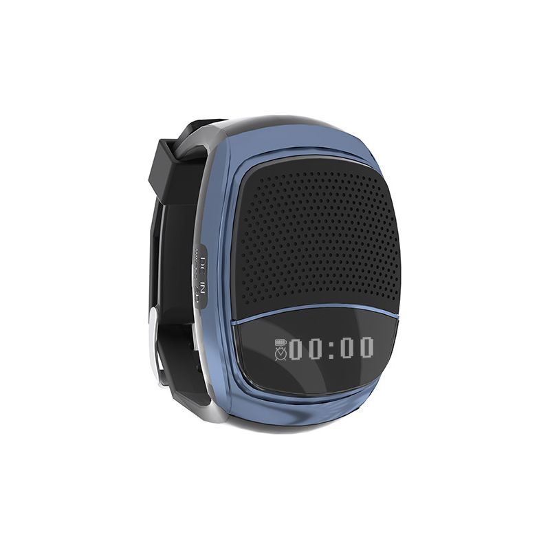 Tragbare Bluetooth-lautsprecheruhr, Kabelloser Lautsprecher Mit Integriertem Mikrofon Für Freisprechanrufe, Tf-kartensteckplatz, Tws-stereo-sound, Selfie-fernbedienung, Ip45 Wasserdicht Für Skifahren,