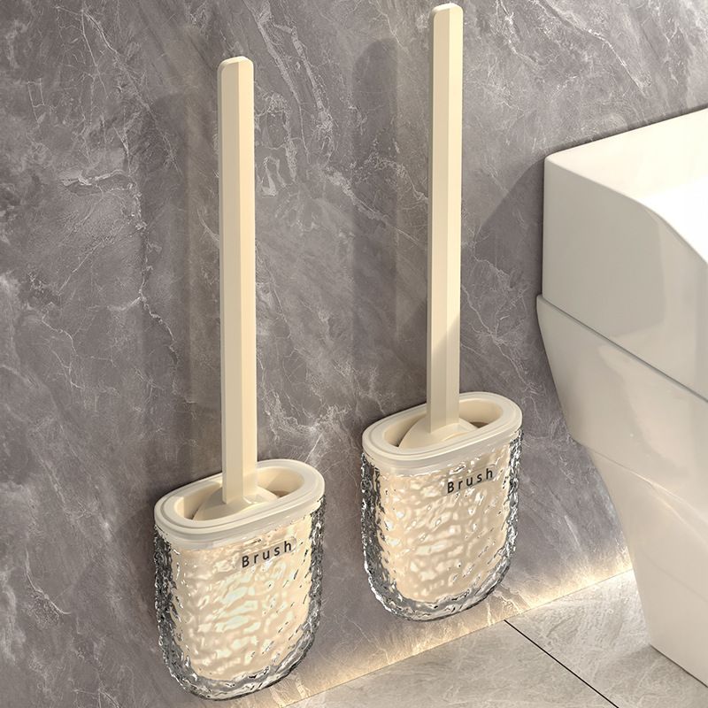 (2 Stück) Wc-bürste, Für Das Badezimmer Zu Hause, Wandmontage, Silikon-reinigungsbürste Zur Reinigung Aller Ecken Der Toilette