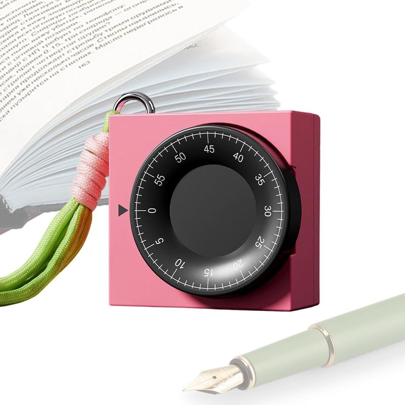 Analoger Mechanischer Küchentimer, Mechanische Küchenuhr Mit Lautem Alarm Und Armband Für Büro, Tisch, Badezimmer