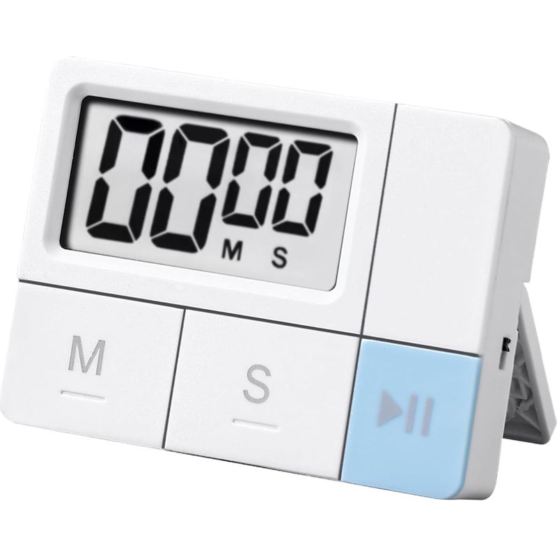 Digitaler Küchentimer, Tragbarer Magnettimer, Hochauflösendes Display, Zeitmanagement-tool, Batteriebetriebene Yoga-uhr, 2 Stück