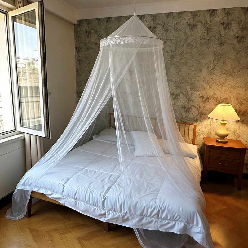 Hängendes Moskitonetz, Moskitobaldachin, Verwendbar Zu Dekorationszwecken Oder Auf Reisen, Geeignet Für Ein Bett Von 2+ Metern (6x2,5x12m)