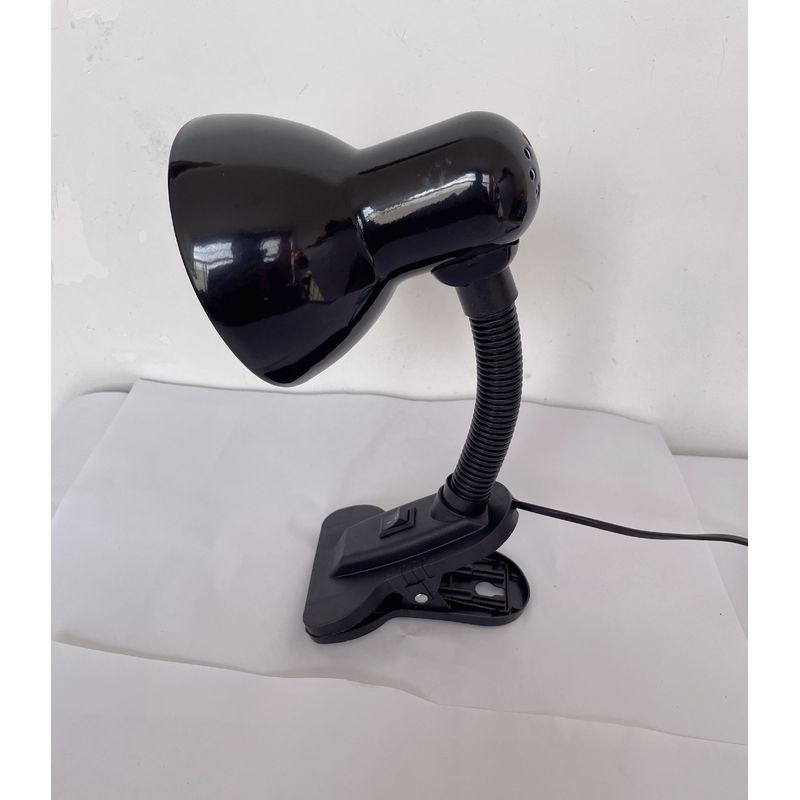 Schreibtischlampe, Lampenschirm Aus Eisen, Schlichte Led-schreibtischlampe Für Schlafzimmer, Büro, Augenschutz, 108 Klemmen