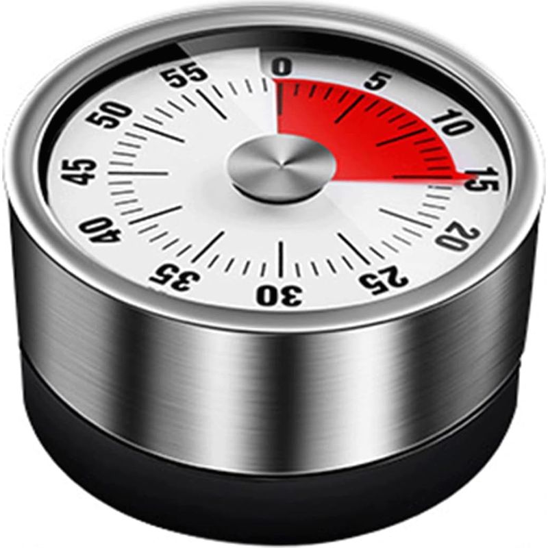 Timer, Mechanischer Küchentimer, Magnetischer Adsorptionstimer, Restzeitanzeige Mit Akustischem Alarm, Magnetischer Timer, Kochtimer