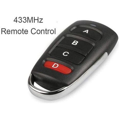 Télécommande Universelle 1 Pour Ouvre-porte De Garage Électrique, 433 Mhz