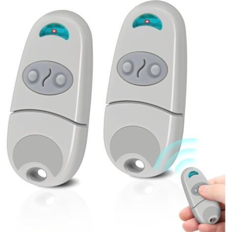 Alliandis2 Pieces Telecommande Portail, 433,92 Mhz Telecommande Porte De Garage, Télécommande C@me Compatible Avec 433,92 Mhz Telecommande Ev, Na, Ee, 2 Canaux