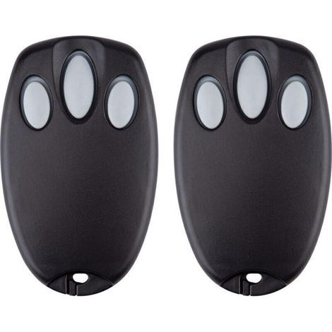 Alliandislot De 2 Émetteurs Portatifs De Rechange Pour Porte De Garage Chamberlain Liftmaster Motorlift 94335e 84335e Ml700 Ml500 Ml850 Merlin + C945 C840 Security + 433,92 Mhz