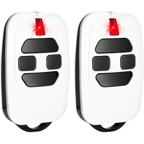 Alliandistélécommande De Remplacement Pour Dea, 433,92 Mhz, 4 Canaux, Compatible Avec Dea Gti2/4, Gt2/4, Mio Tr2/4, Mio Tr2n/4n, Compatible Avec Les Télécommandes À Code Tournant Dea 433,92 Mhz. (2)