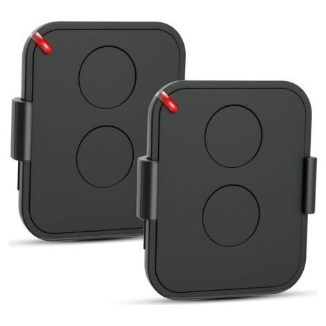 Alliandislot De 2 Telecommande Portail, 433,92 Mhz Télécommande Porte De Garage, Compatible Avec On2e, On4e, On1e Rolling Code, 2 Canaux