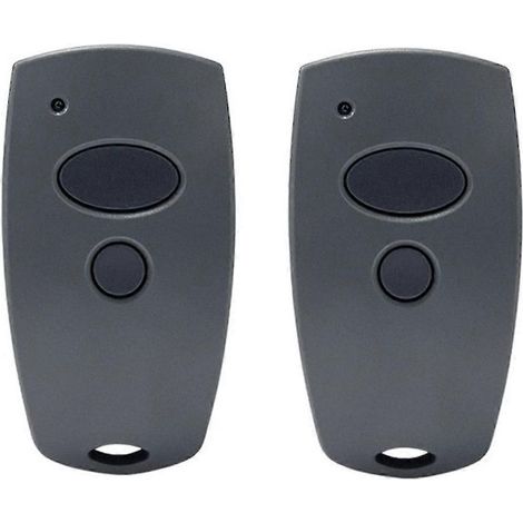 Lot De 2 Émetteurs Manuels De Porte De Garage 868,3 Mhz Compatibles Avec Les Modèles D302-868, D304-868, D384-868, D321-868 Et D323-868