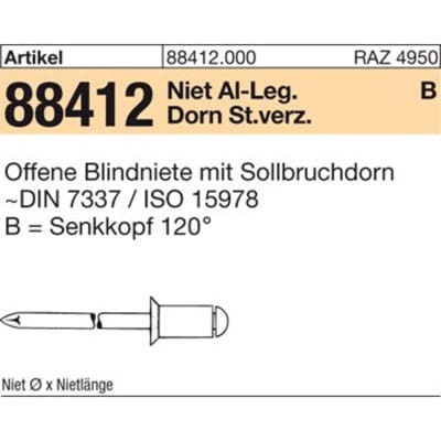 Zylinderblechschraube ART 88312 DIN 912 A 2 4,8 x 45 -C, Kopf DIN 912 A 2 S