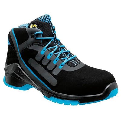 Sicherheitshalbstiefel VD PRO 1800 SF, S3 SRC ESD, schwarz/türkis, XB, Größe 50