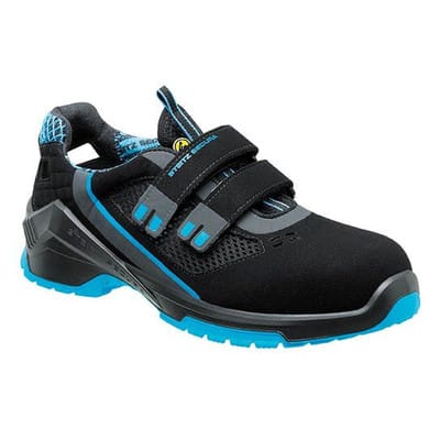 Sicherheitssandale VD PRO 1000, S1 SRC ESD, schwarz/blau, NB, Größe 37