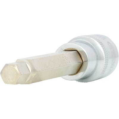 1/2" CHROMEplus Bit-Stecknuss Innensechskant, lang, 8mm
