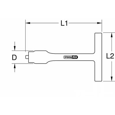 3/8" Festeingestellter T-Griff-Drehmomentbegrenzer mit Schutzisolierung, 18N·m