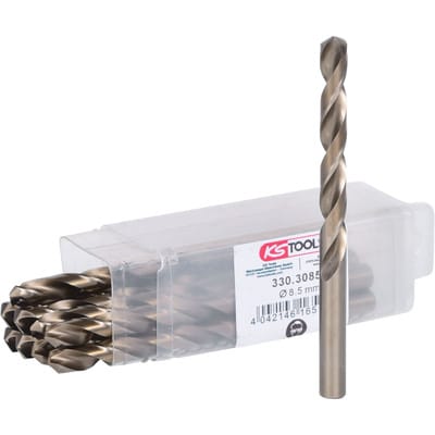 Spiralbohrer HSS-G Co5 ø8,5mm, 10er Pack