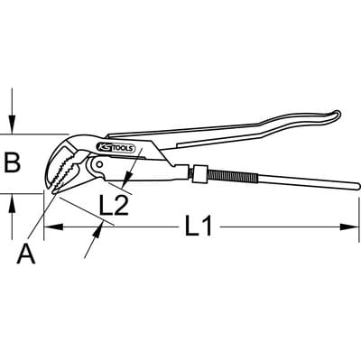 BERYLLIUMplus Eckrohrzange 2