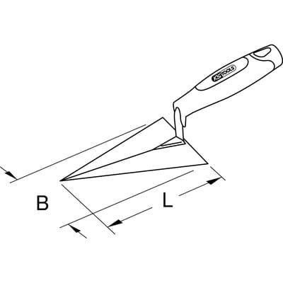 BRONZEplus Spitzkelle 160mm