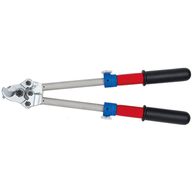 Kabelschere mit Schutzisolierung, Teleskopgriff, 360-520mm