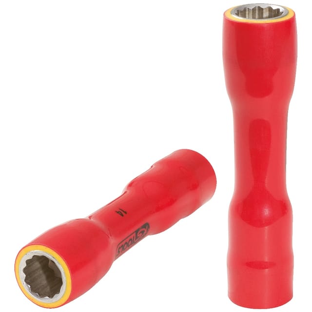 3/8" Stecknuss mit Schutzisolierung, XL, 13mm