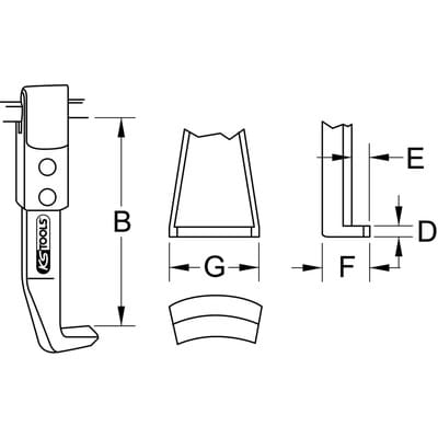 Abzieherhaken lange Ausführung, 300mm, D=4mm