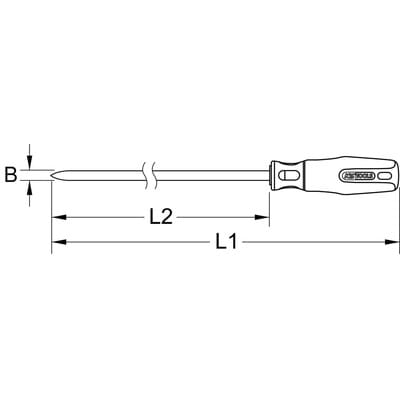 BRONZEplus Dreikantschaber 310mm
