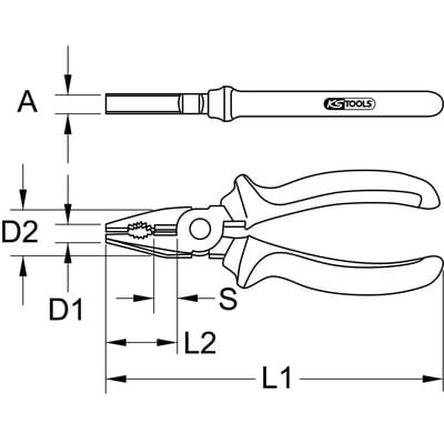 BERYLLIUMplus Kombinationszange 200mm