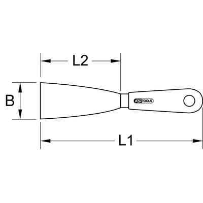 TITANplus Spachtel, 210mm