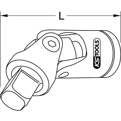 1/4" CHROMEplus Power-Kugelgelenk