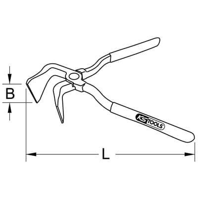 Falzzange, 260mm