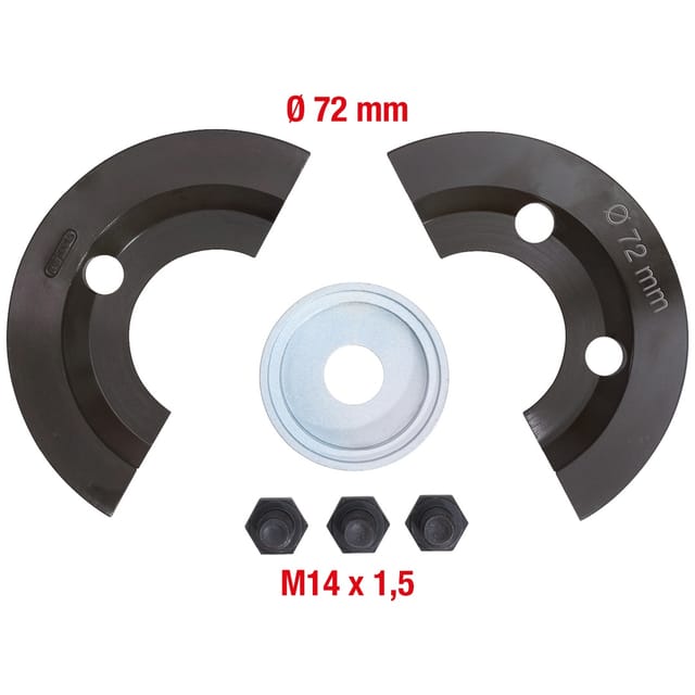 Halbschalen-Ergänzungs-Satz 6-teilig für ø72mm