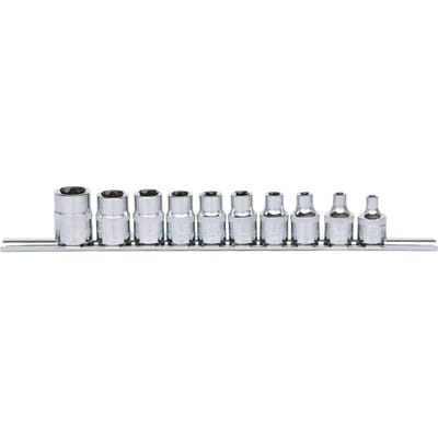 3/8" CHROMEplus Torx-E Stecknuss-Satz, 10-teilig