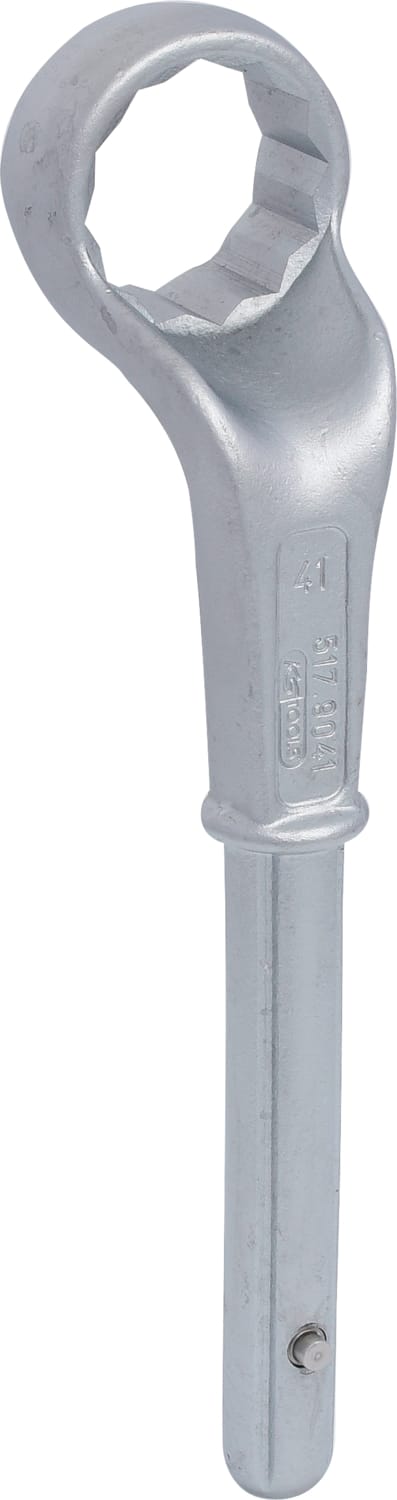 Zugringschlüssel, gekröpft, 41mm
