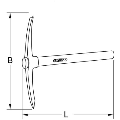 BRONZEplus Spitzhacke 650mm