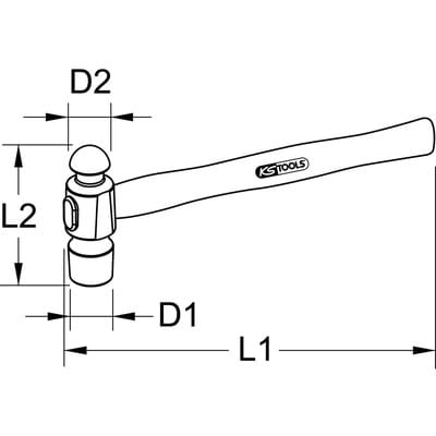 TITANplus Schlosserhammer, 450g