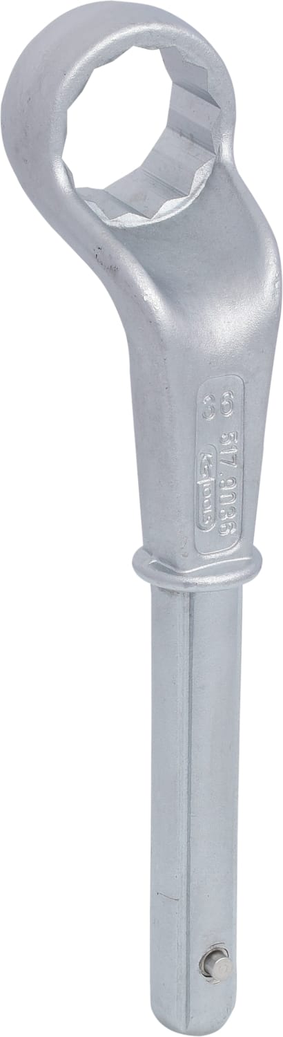 Zugringschlüssel, gekröpft, 36mm