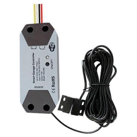 Contrôleur De Porte De Garage Tuya Wifi, Interrupteur De Porte Intelligent, Compatible Avec L'Application Tuya Pour La Maison Connectée.