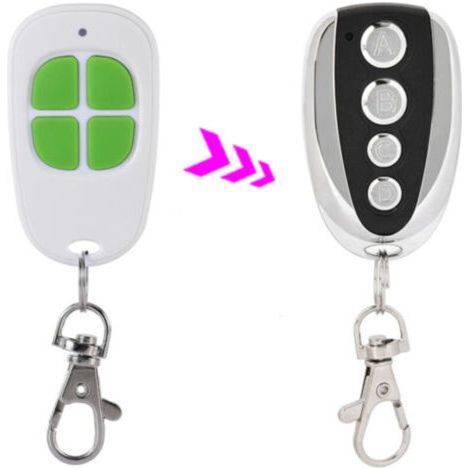 1 X Aam0085 Télécommande Motorisation Portail Portes De Garage 4-canaux 433.92mhz Garantie De 3 Ans. Compatible Avec Les Portes De Garage Modèle