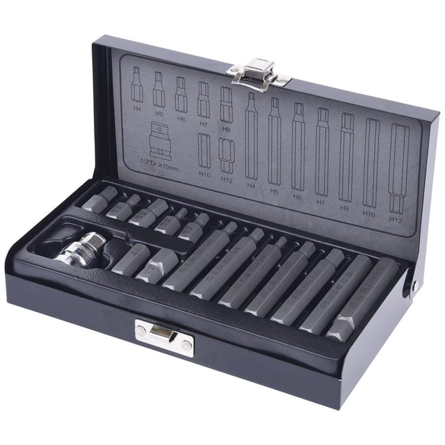 10mm Bit-Satz, 15-teilig, Innensechskant