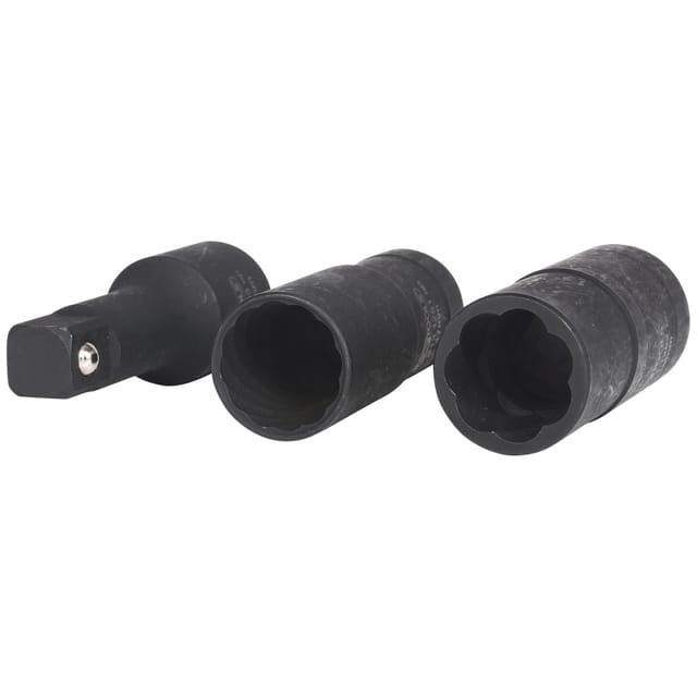Spezial-Profil-Kraft-Stecknuss-Satz, 3-teilig, 17-19mm