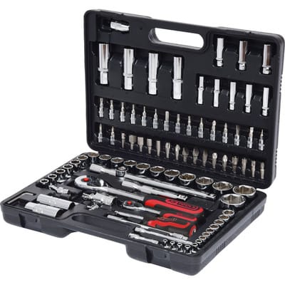 1/4"+1/2" CHROMEplus Steckschlüssel-Satz, 94-teilig