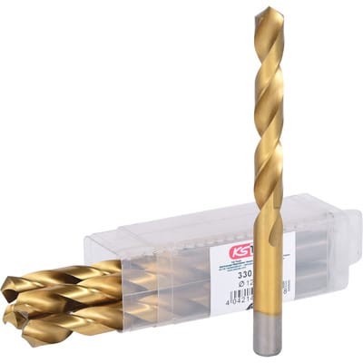 Spiralbohrer HSS TiN ø12,5mm, 5er Pack