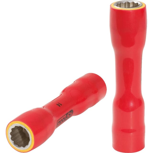 3/8" Stecknuss mit Schutzisolierung, XL, 17mm